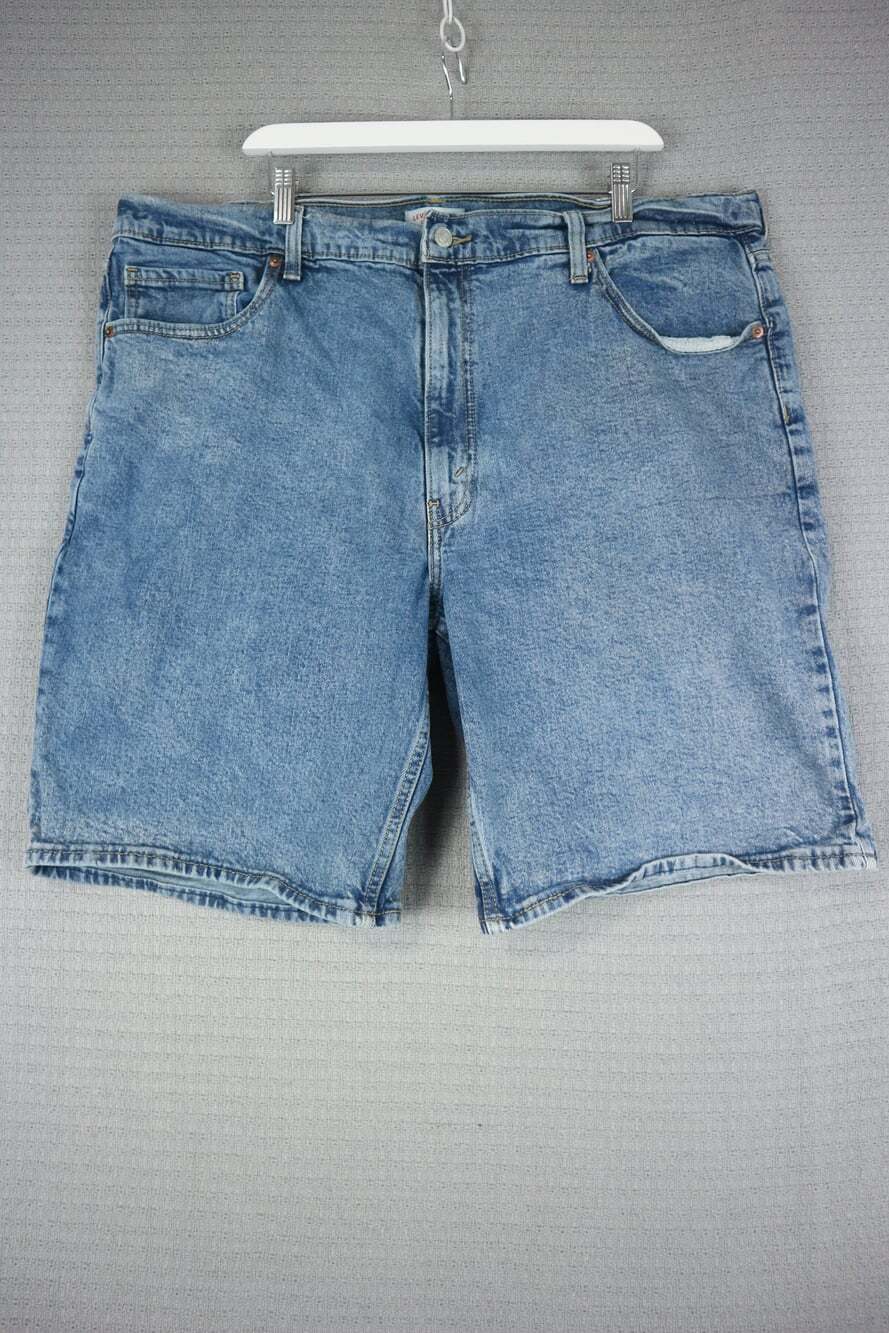 Levi's Denim Shorts Jorts 42W Medium Wash Light Jeans